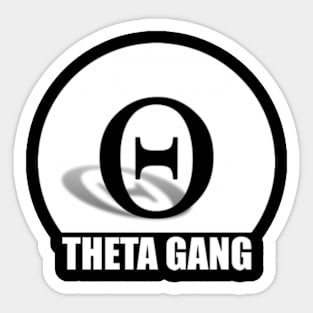 Theta Gang - Diamond Hands - Wallstreetbets Reddit WSB Stock Market Sticker